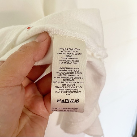 NWT Free People We The Free Soul Song Long Sleeve Tee in Ivory Size Large - Picture 9 of 16